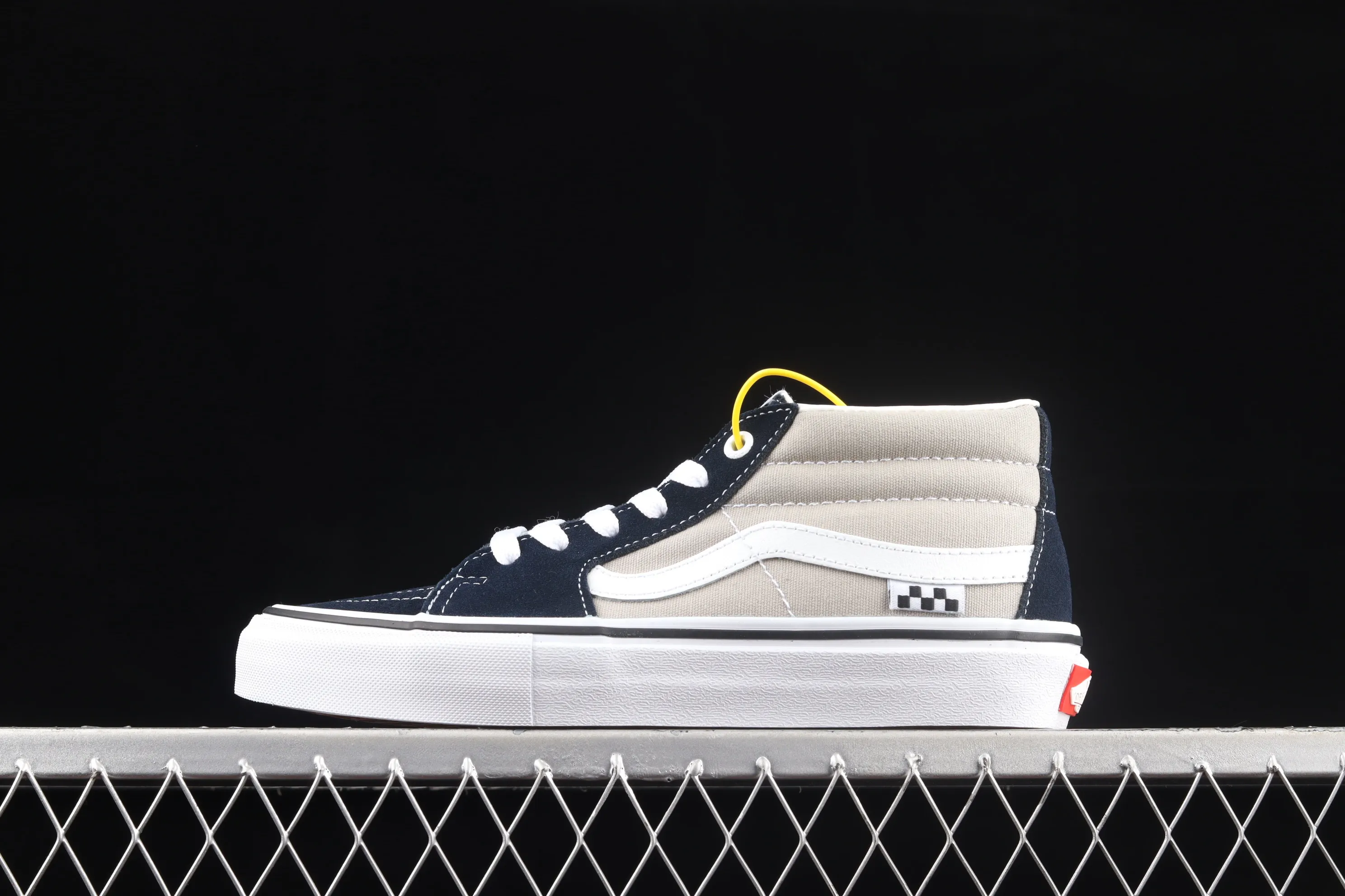 All categories Vans Vans series Vans Mid Vans China Vans SK8-Mid Pro Vans official side checkerboard small label mid-top professional skateboard shoes VN0A3WM32PD
